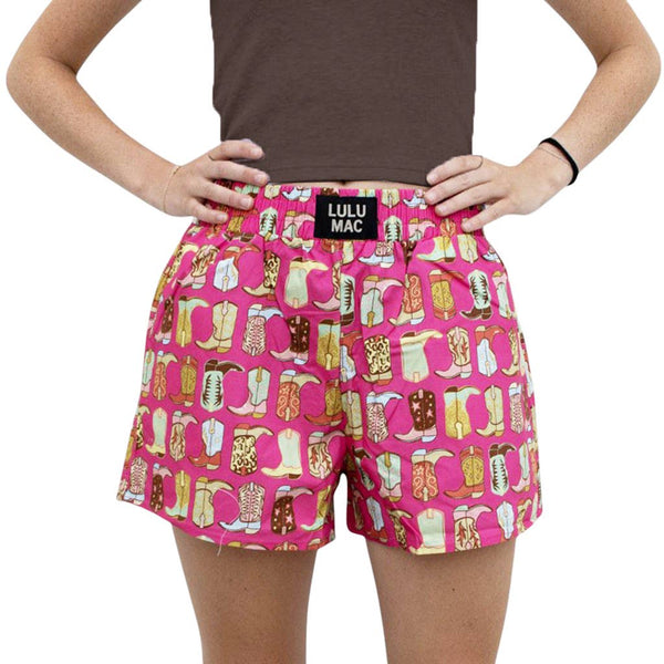BOOT BOXER SHORT PINK | LULU MAC