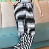 Stripe Pant Black | LULU MAC