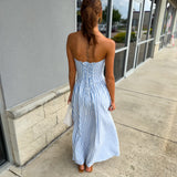 Coastal Breeze Stripe Maxi