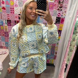 Patchwork Petals Lounge Set