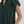 Pearl Sleeve Green Dress