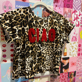 Ciao Leopard and Red Top