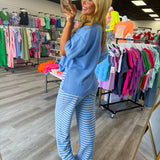 On The Horizon Stripe Lounge Pants