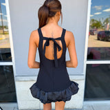 The Bold Move Balloon Hem Romper