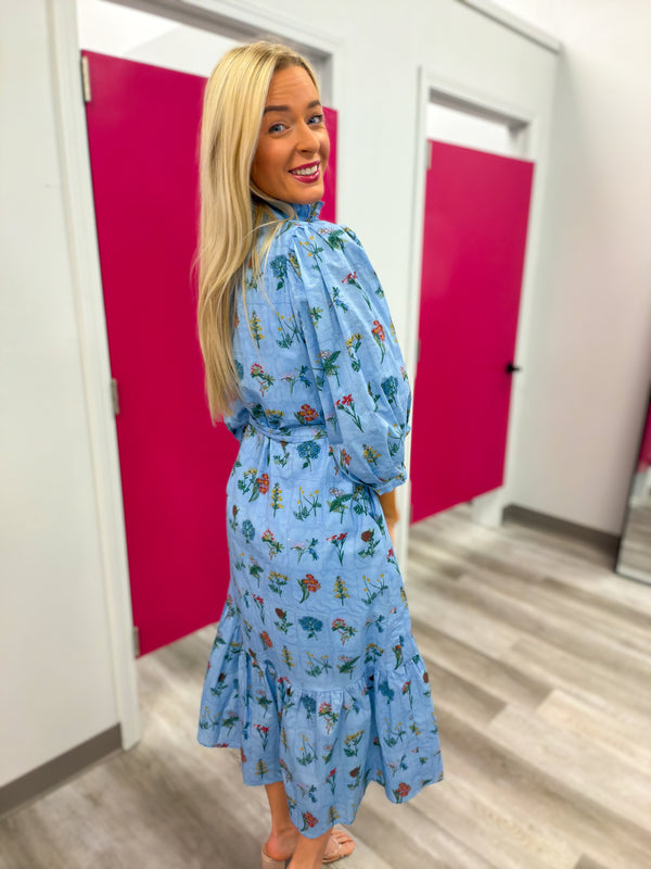 Forget-Me-Not Floral Dress