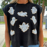 Ghost Sweater Vest