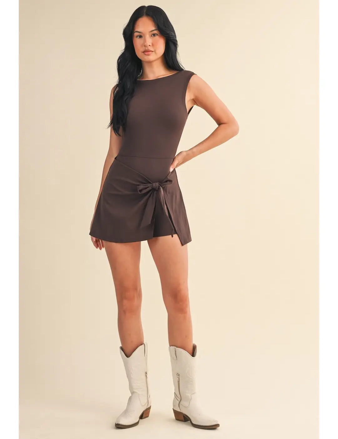 Squeeze the Day Athletic Romper Dress
