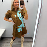 The Statement Leaf Dress
