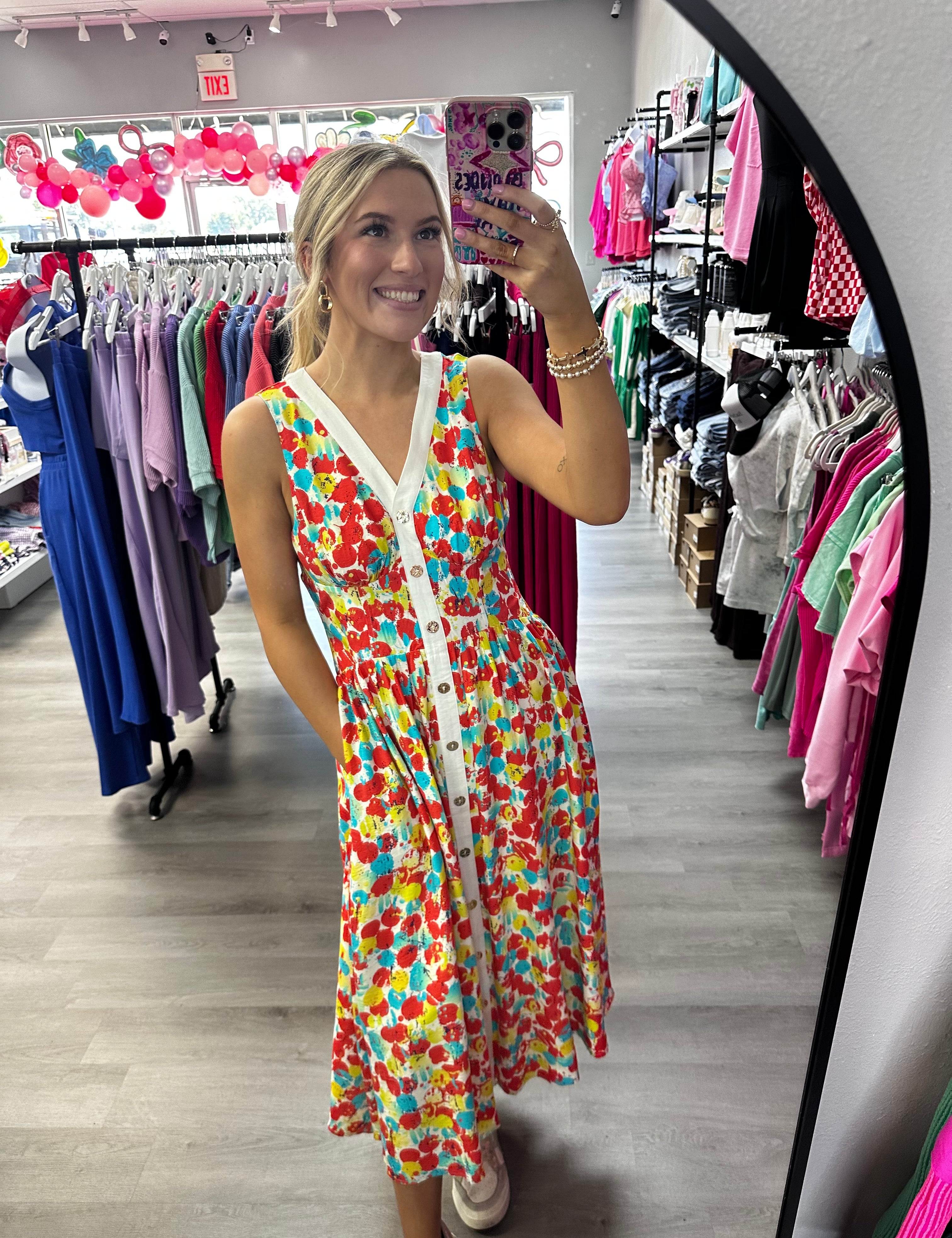 Vibrant View Dress