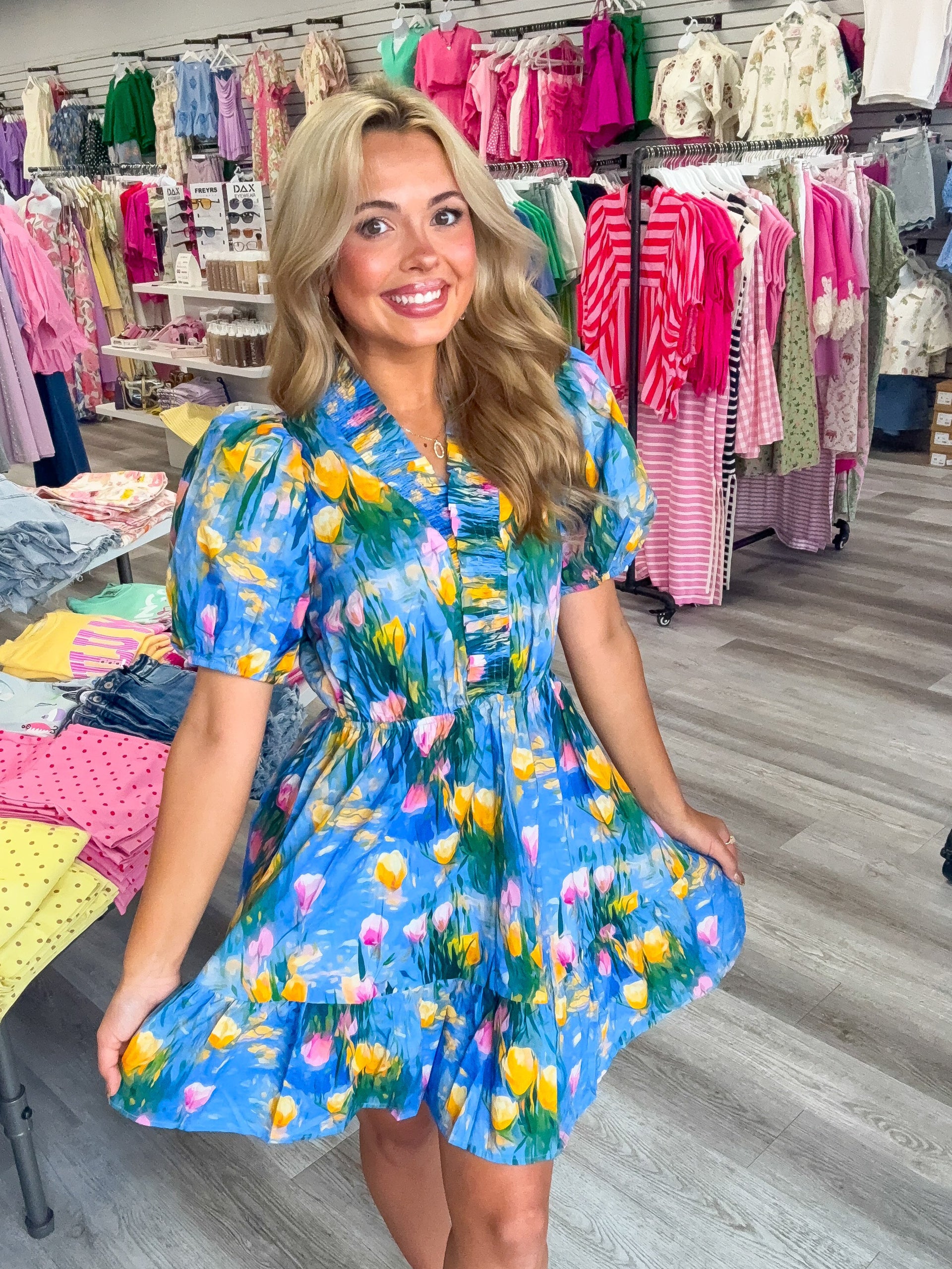 The Petal Pop Mini Dress – Savage Roots Boutique