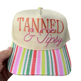 Tanned & Tipsy Canvas Cap