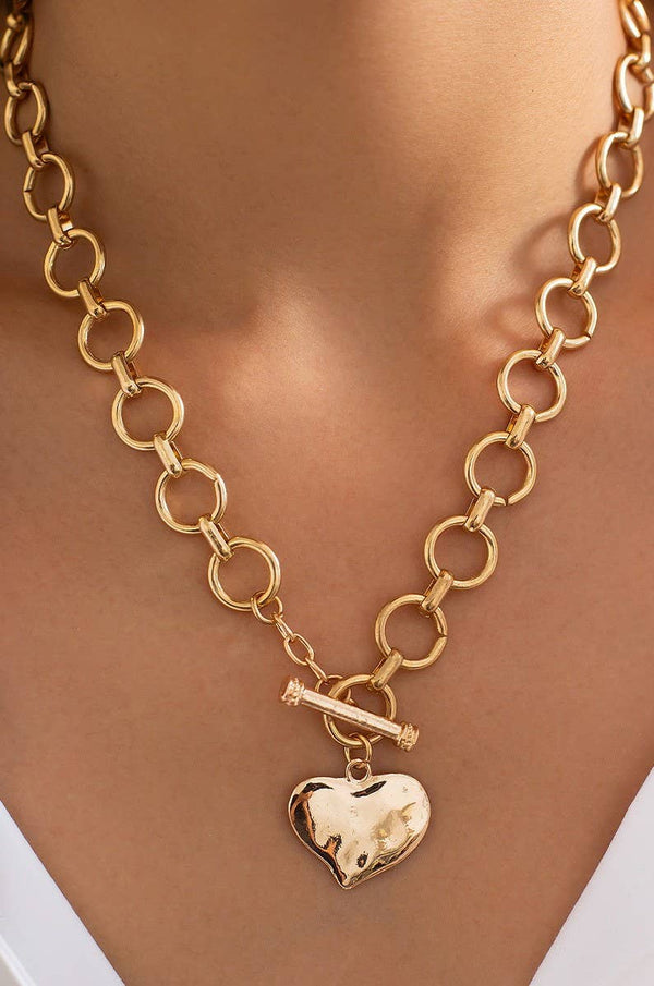 Heart Toggle Necklace