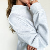 Color Me Comfy Mock Neck Sweatshirt