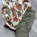 Olive Pocket Pants
