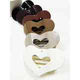 Heart Neutral Tone of Flat Hair Claw