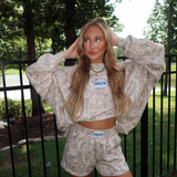 Delta White Washed Camo Mockneck Set