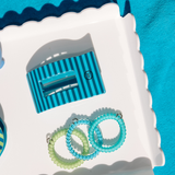 Cabana Cutie | Small | Flat Rectangle Hair Clip