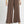 Brown Linen Fray Hem Pant