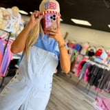 Blue Skies Overalls Striped Overalls