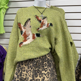 Flying Ducks Knit Sweater