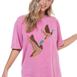 Feelin' Ducky Acid Wash Tee