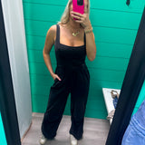 Acid Wash Jumpsuit