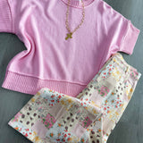 Spring Patchwork Pants