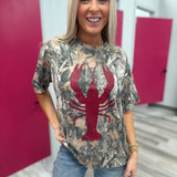 Crawfish Camo Graphic Tee