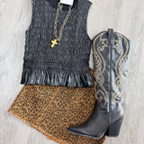 The Astrid Boots - Black with Brown