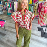 Distinctly Sweet Top | Brick Rust