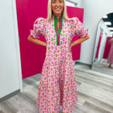 Sweet Meadow Pink Midi