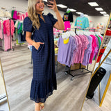 Sweet Escape Eyelete Mid Dress