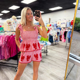 Crawfish Gingham Set