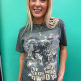 More Cowboys Graphic Top