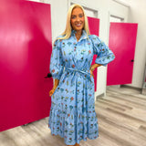 Forget-Me-Not Floral Dress