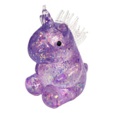 Sitting Unicorn Pony Glittery Maltose Putty Filled Squishy