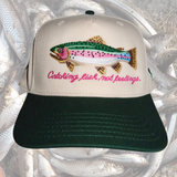 Catching Fish Not Feelings Trucker Hat 