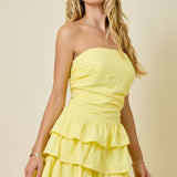 Lemon Drop Eyelet Dress