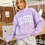 Jesus Embroidery Mockneck