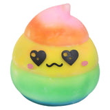 JUMBO 5.5 Inch Silly Poop Fluffy Slime Filled TPR Squishy