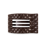 Flat Rectangle Hair Clip | Medium | Truly Taupe Quilted