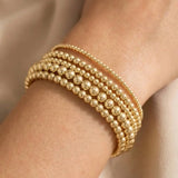 The Everyday Glow Beaded Bracelet Stack