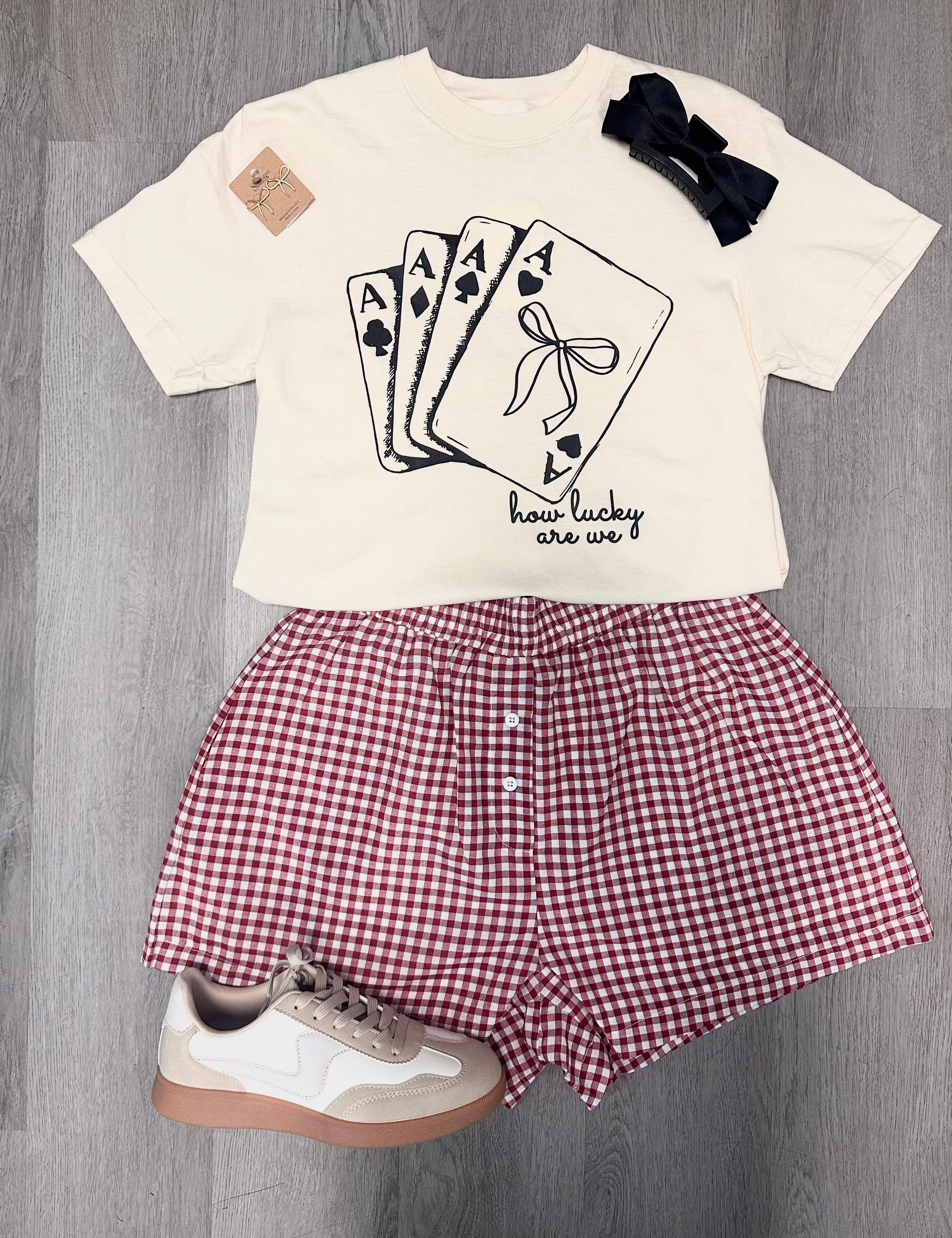 Gingham Boxer Shorts