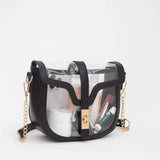 Jade Clear Gameday Saddle Crossbody Bag