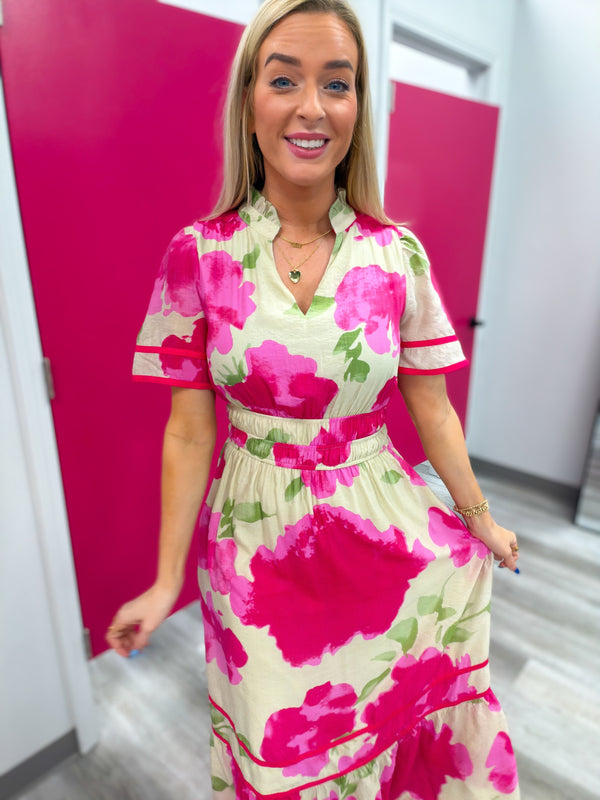 Garden Party Glow Maxi Dress