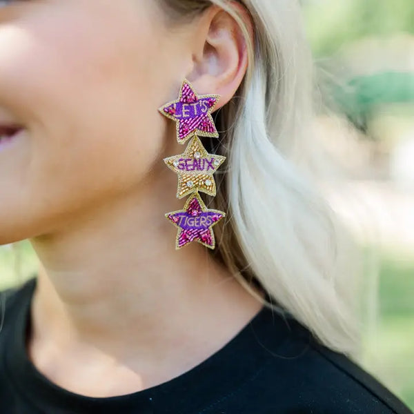 Gameday Stars Earrings | Taylor Shaye