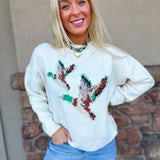 Flying Ducks Knit Sweater