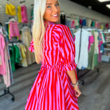 Flirty Pop Stripe Dress