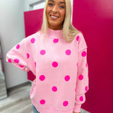 AMORE Reversible Mock Neck Sweatshirt