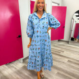 Forget-Me-Not Floral Dress